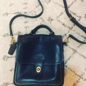 Vintage COACH leather saddlebag